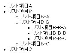 ［入れ子の表示例］