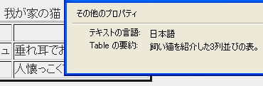 ［要素のプロパティ］